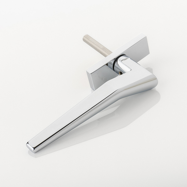 Wedge solid brass espagnolette window handle