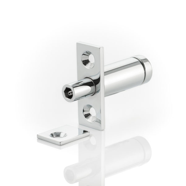 Solid brass lockable flush sash window stop