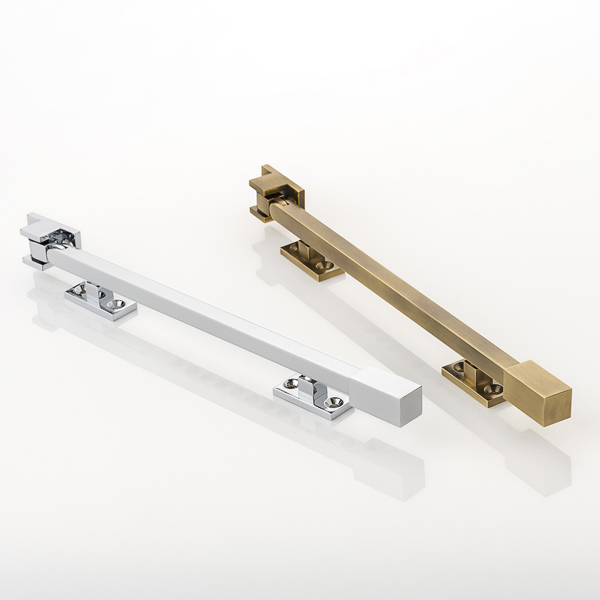 Cube solid brass casement window stay