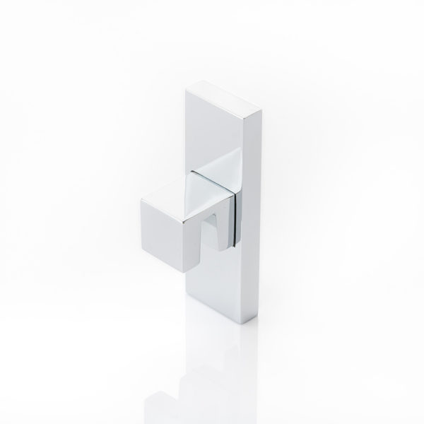 Square hook plate for casement window handle
