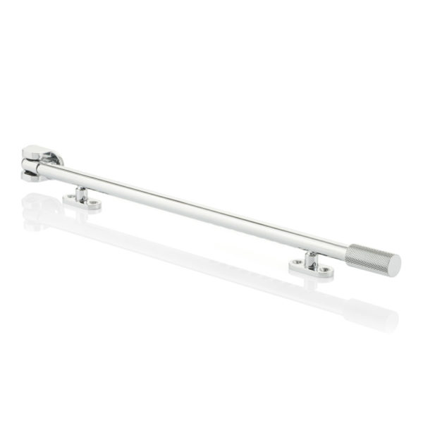 Casement window stay with diamond knurl