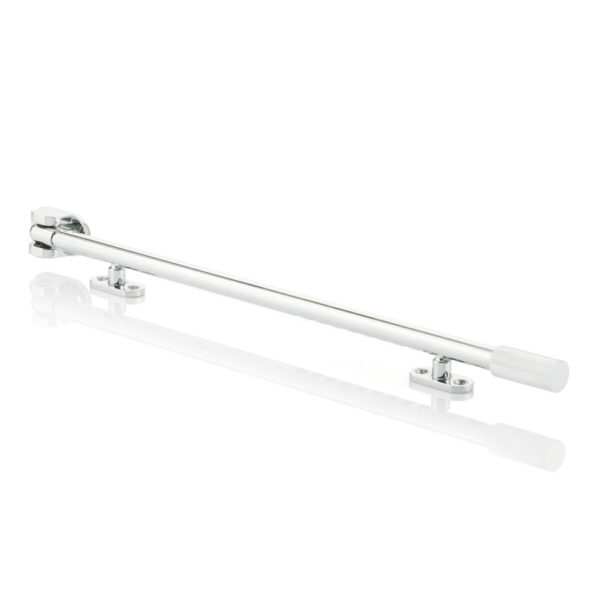 Casement window stay with linear knurl